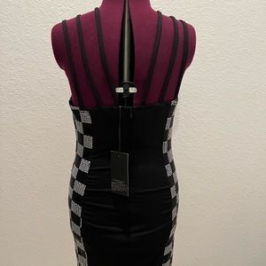 Multi strap mini dress